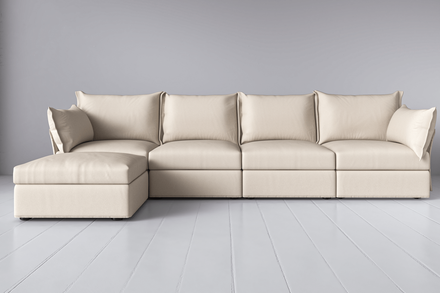 Canapé méridienne gauche 4 places modèle 06