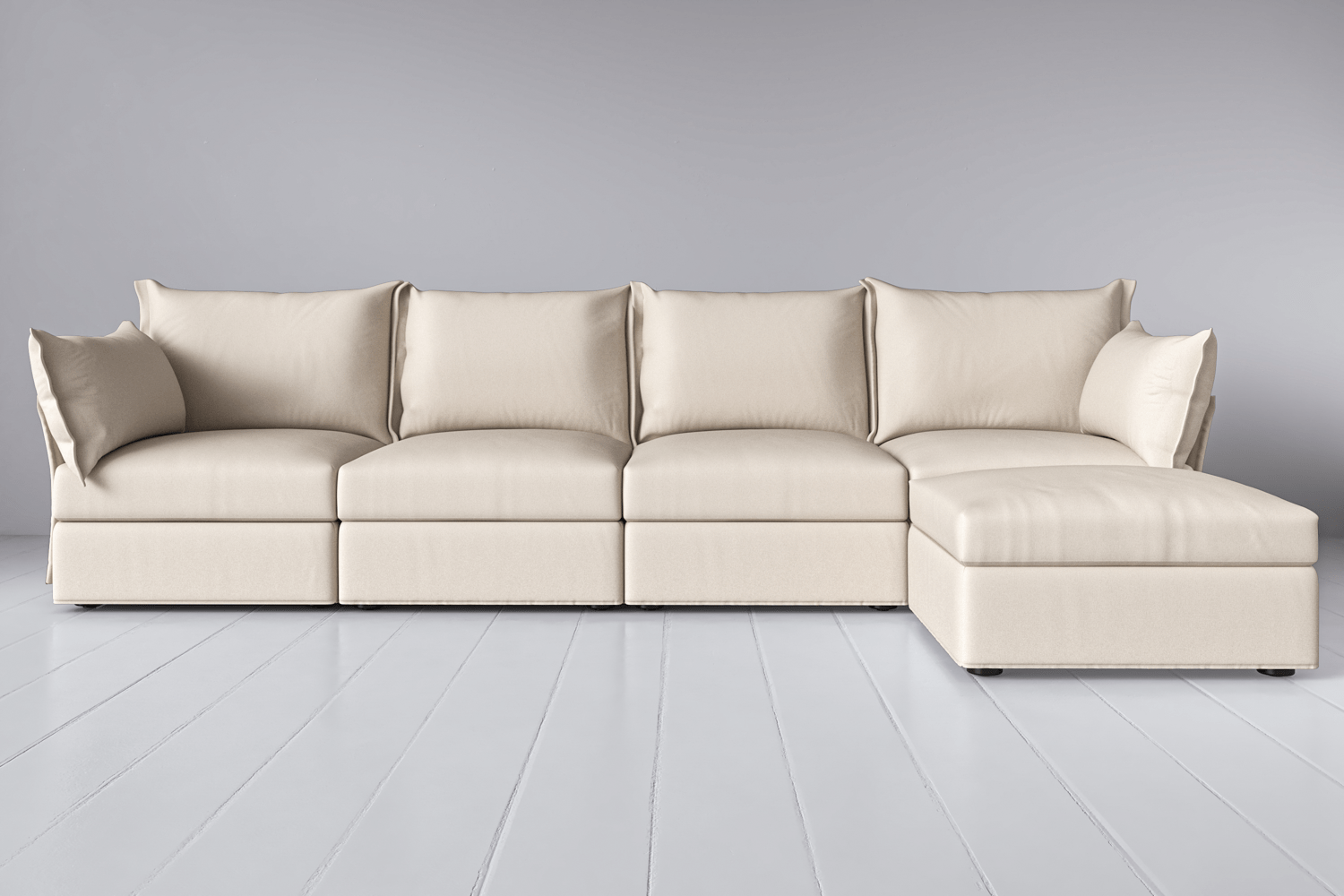 Canapé méridienne 4 places droit modèle 06