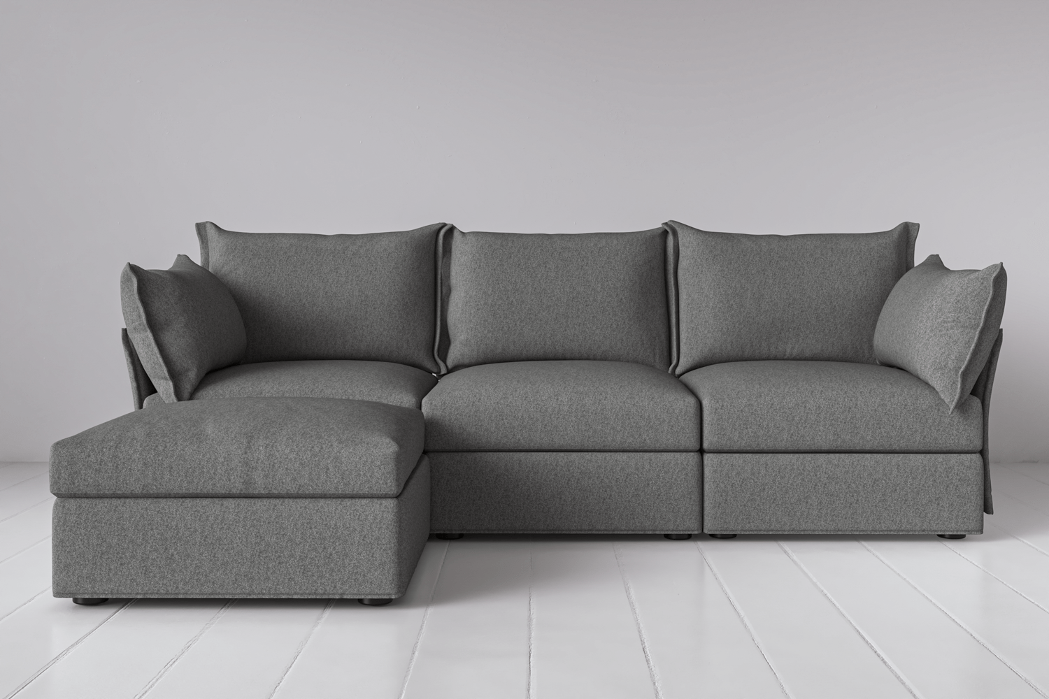 Canapé méridienne gauche 3 places modèle 06