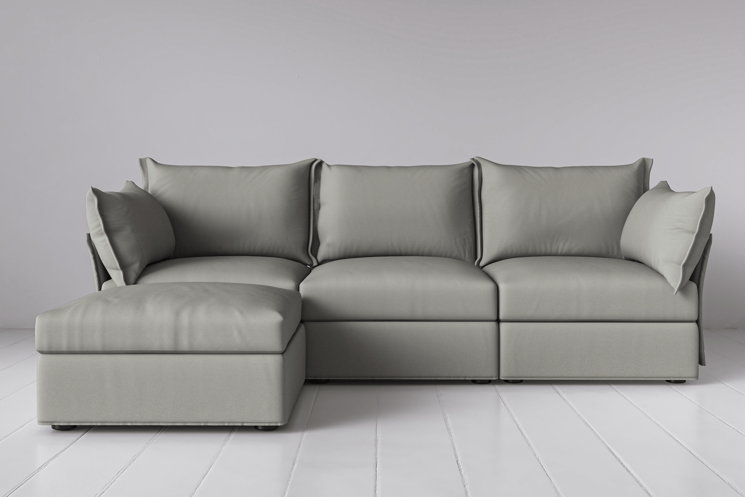 Canapé méridienne gauche 3 places modèle 06