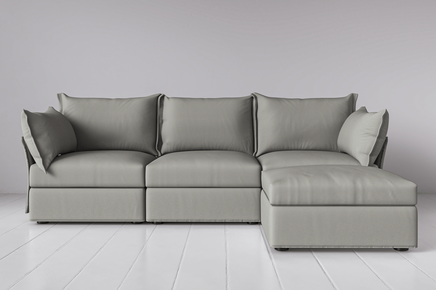 Canapé méridienne 3 places droit modèle 06