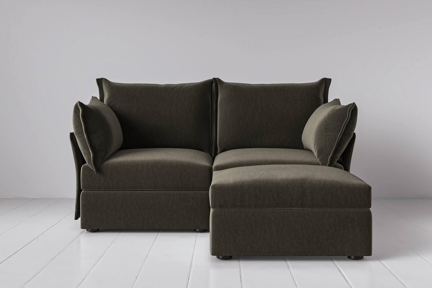 Canapé méridienne 2 places droit modèle 06