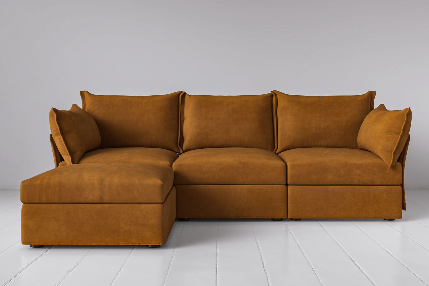 Canapé méridienne gauche 3 places modèle 06