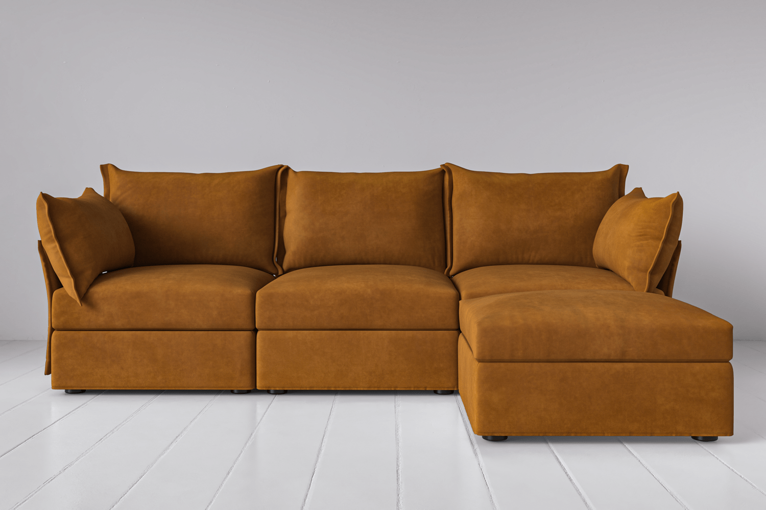 Canapé méridienne 3 places droit modèle 06