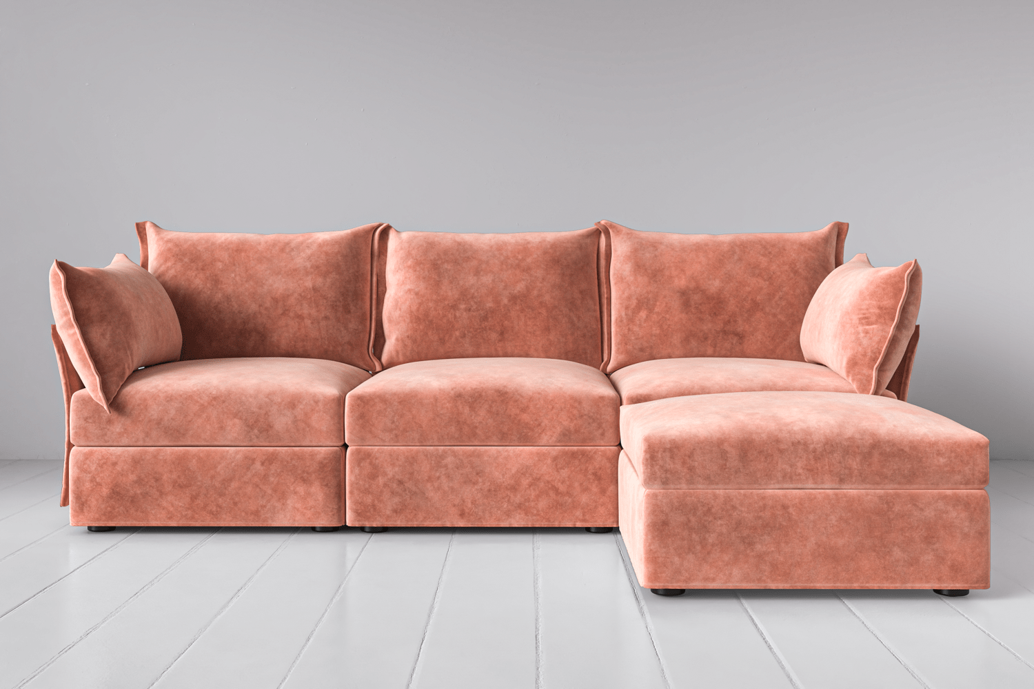 Canapé méridienne 3 places droit modèle 06