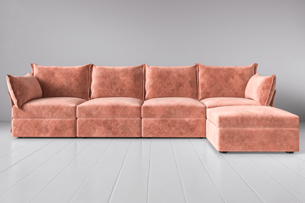 Canapé méridienne 4 places droit modèle 06