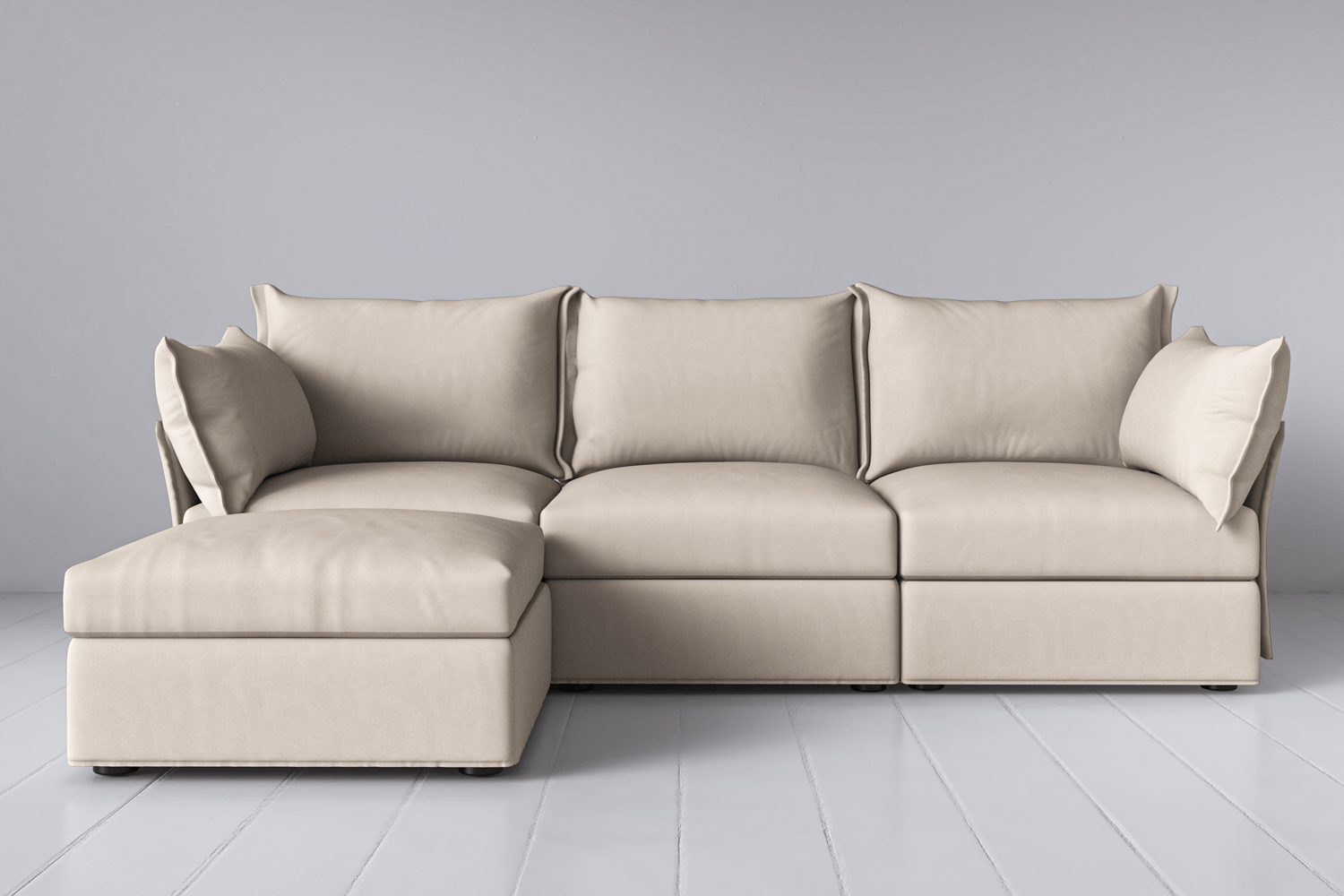 Canapé méridienne gauche 3 places modèle 06