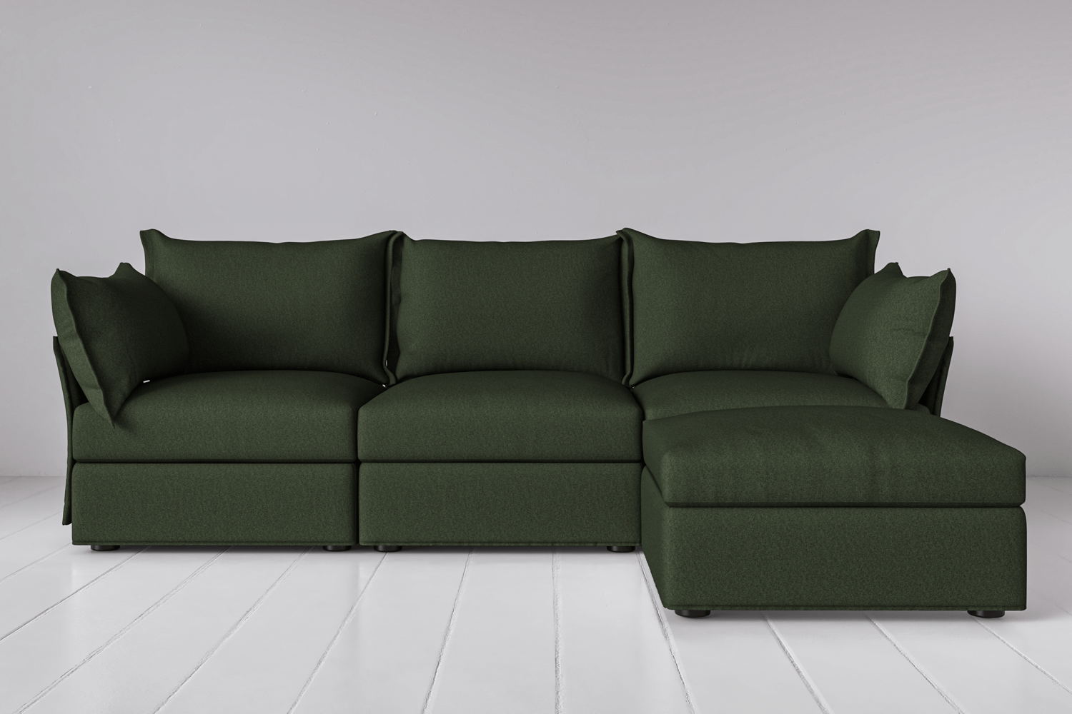 Canapé méridienne 3 places droit modèle 06